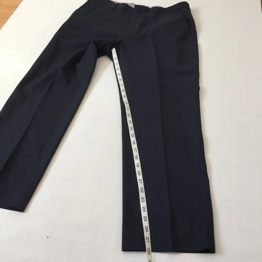 BANANA REPUBLIC Tailored Fit  Wool Blend Navy Blue